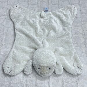 Baby Gund Comfy Cozy Lopsy Lamb Plush Lovey Security Blanket Satin Feet 5865